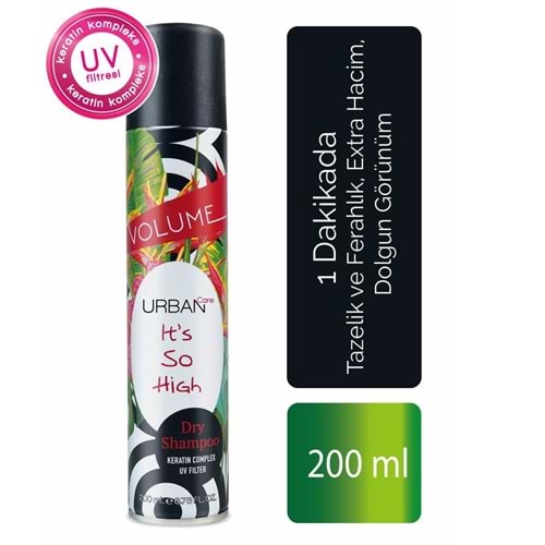 Urban Care Tropik Kokulu Hacimlendirici Kuru Şampuan - Vegan - +UV Korumalı - 200 ML