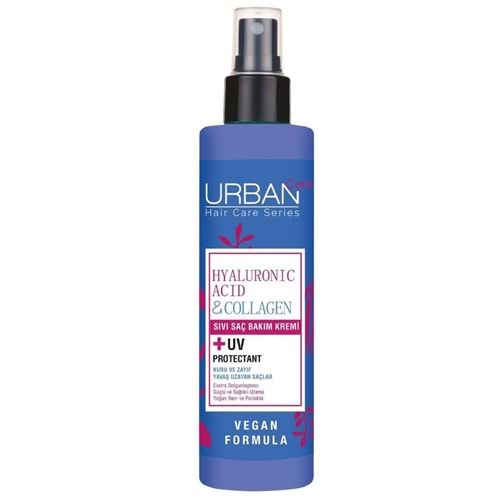 Urban Care Hyaluronik Asit&kolajen Kuru Ve Cansız Saçlara Özel Sıvı Saç Bakım Kremi-vegan-200 Ml